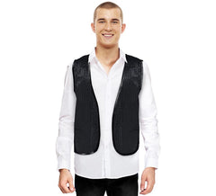 Black Sequin Vest for Adults