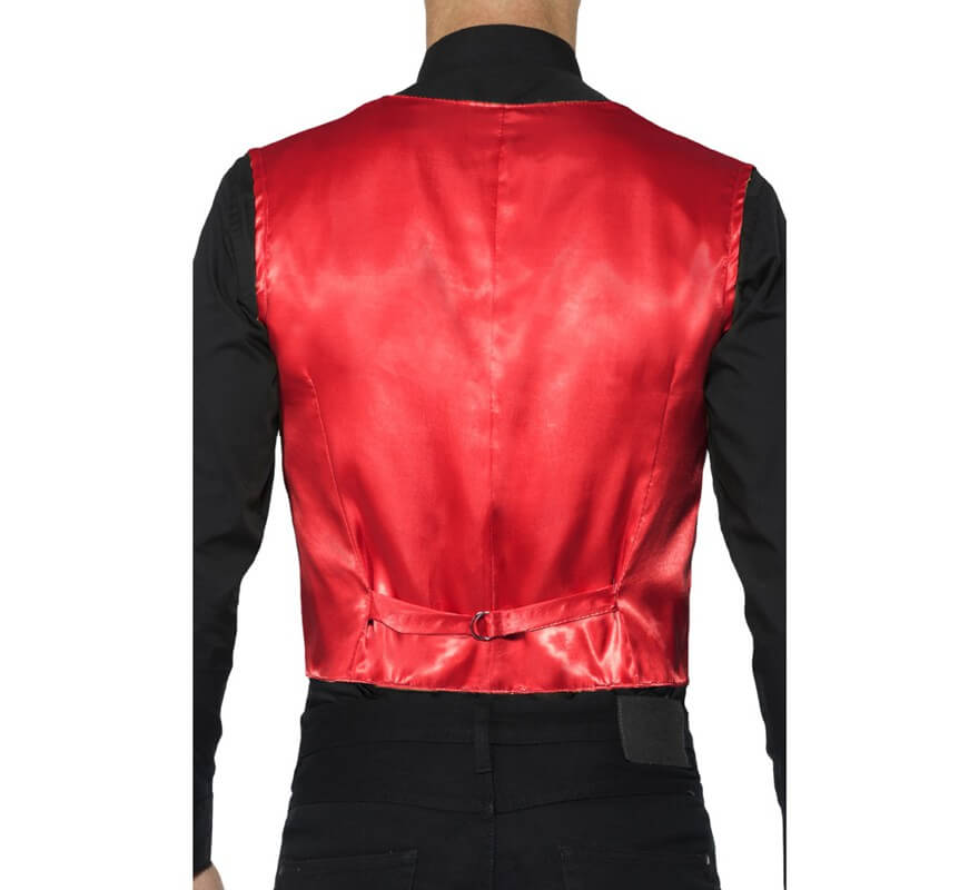 Chaleco de Lentejuelas Rojo para hombre