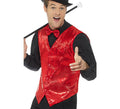 Chaleco de Lentejuelas Rojo para hombre