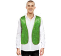 Chaleco de Lentejuelas verde para adultos