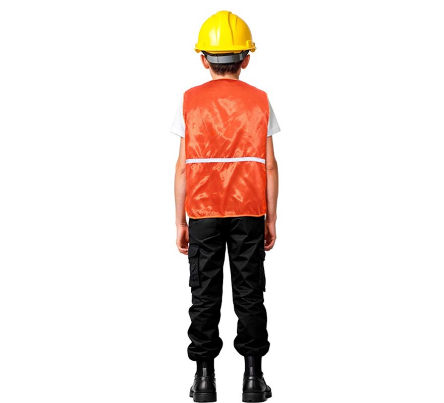 Chaleco de Obrero naranja infantil