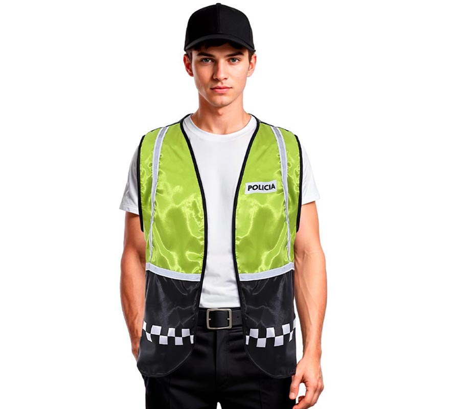 Translation missing: en.Chaleco de Policía a cuadros adulto en varios colores