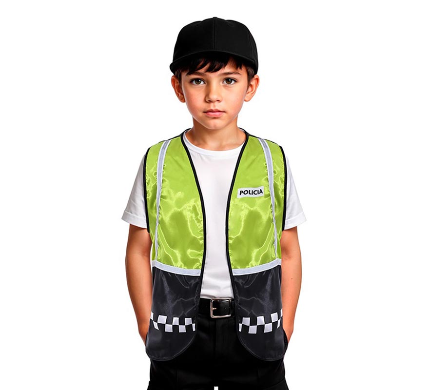 Translation missing: en.Chaleco de Policía a cuadros infantil en varios colores