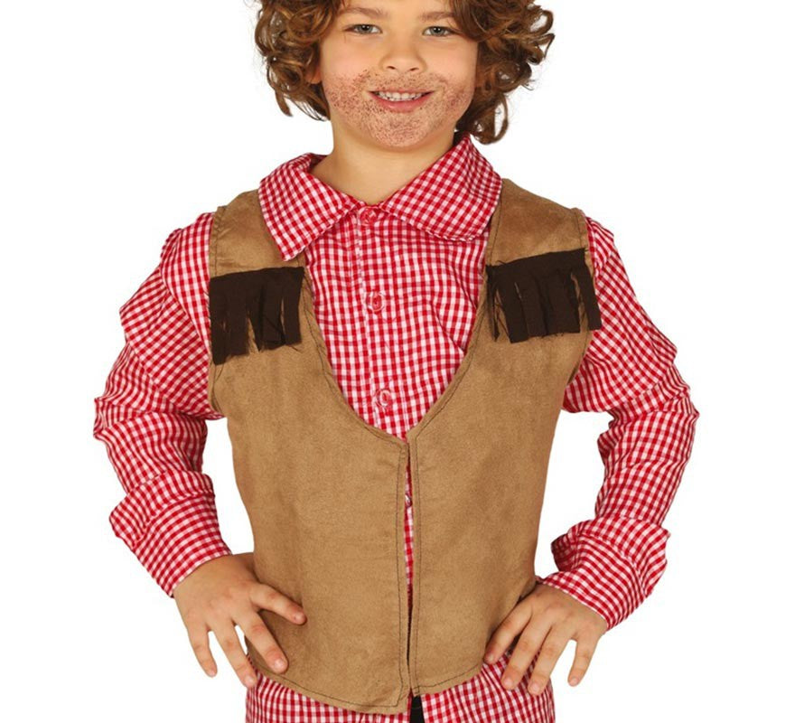 Chaleco de Vaquero o Indio Infantil