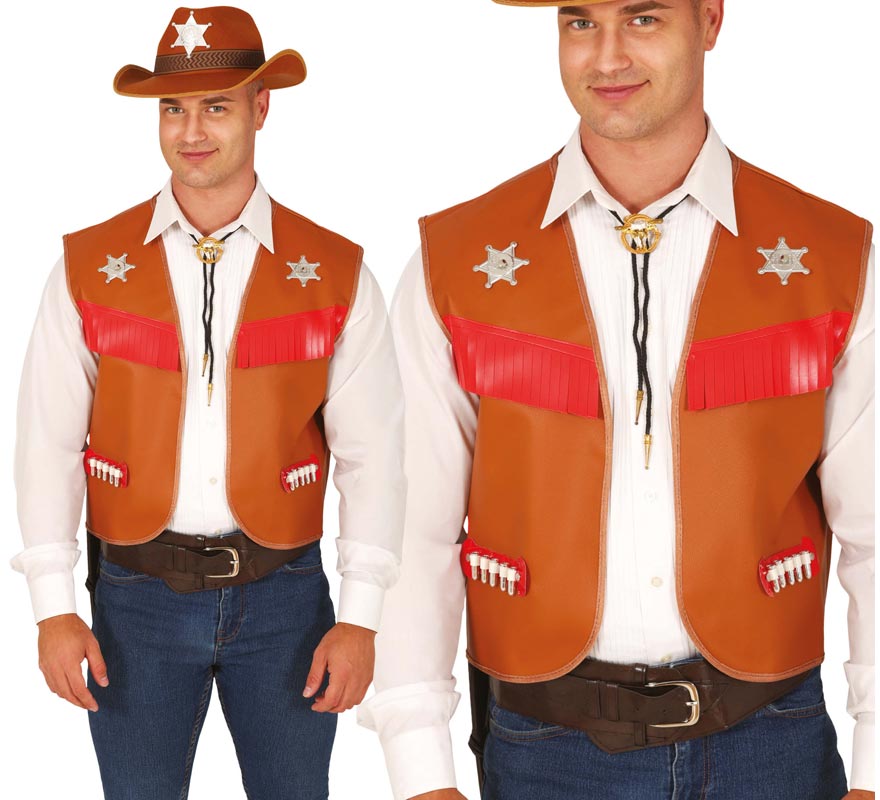 Translation missing: en.Chaleco de Vaquero para adulto 2 surtidos