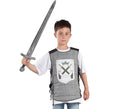 Chaleco Gris de Guerrero Medieval para niño