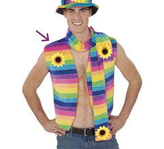 Rainbow Hippie Vest