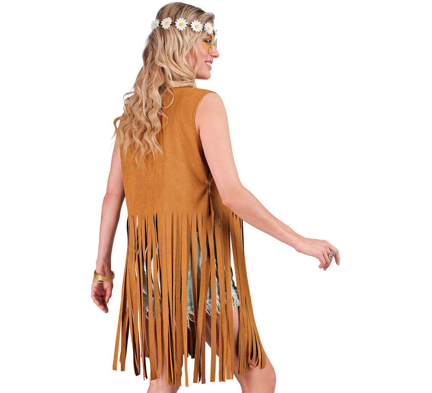 Chaleco Hippie de la Paz para mujer