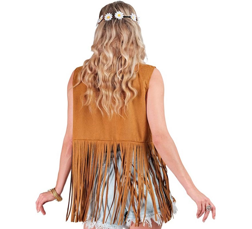 Translation missing: en.Chaleco Hippie marrón para mujer