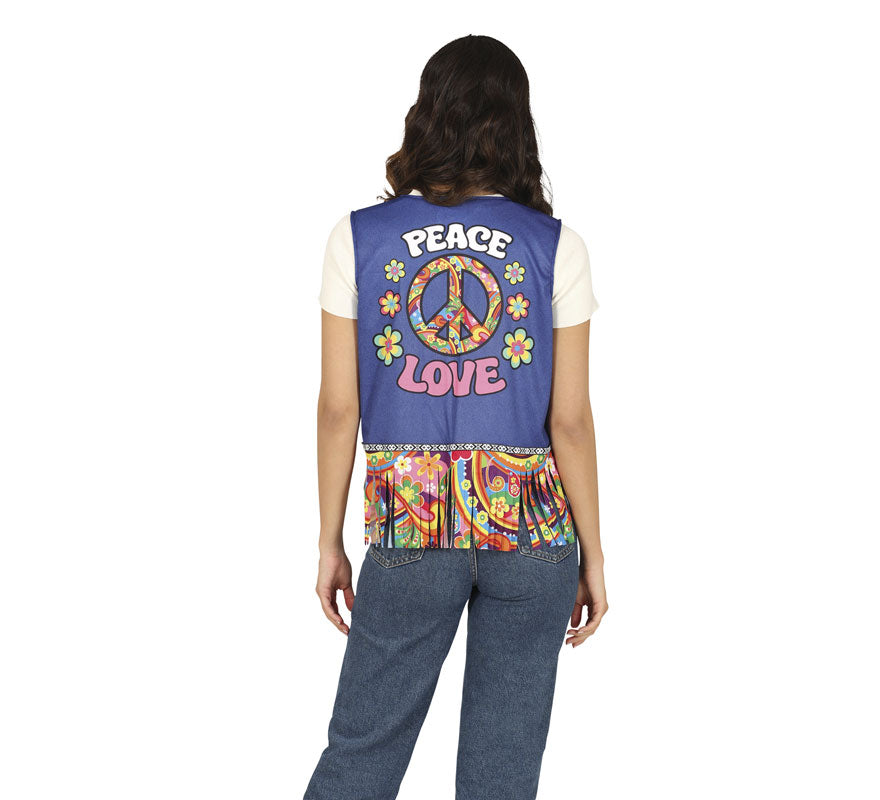 Translation missing: en.Chaleco Hippie Peace &amp; Love adulto