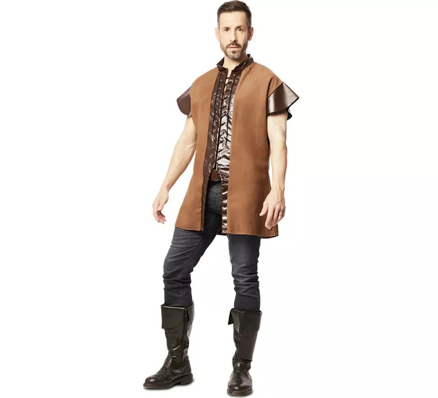 Chaleco Medieval Largo para hombre