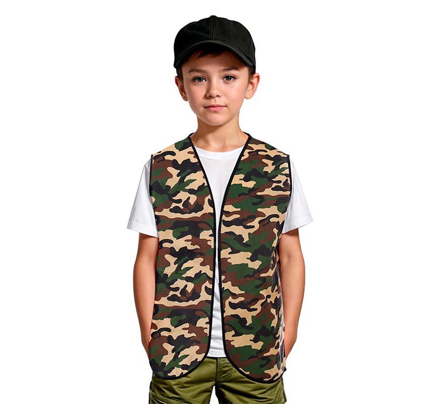 Chaleco Militar Camuflado infantil