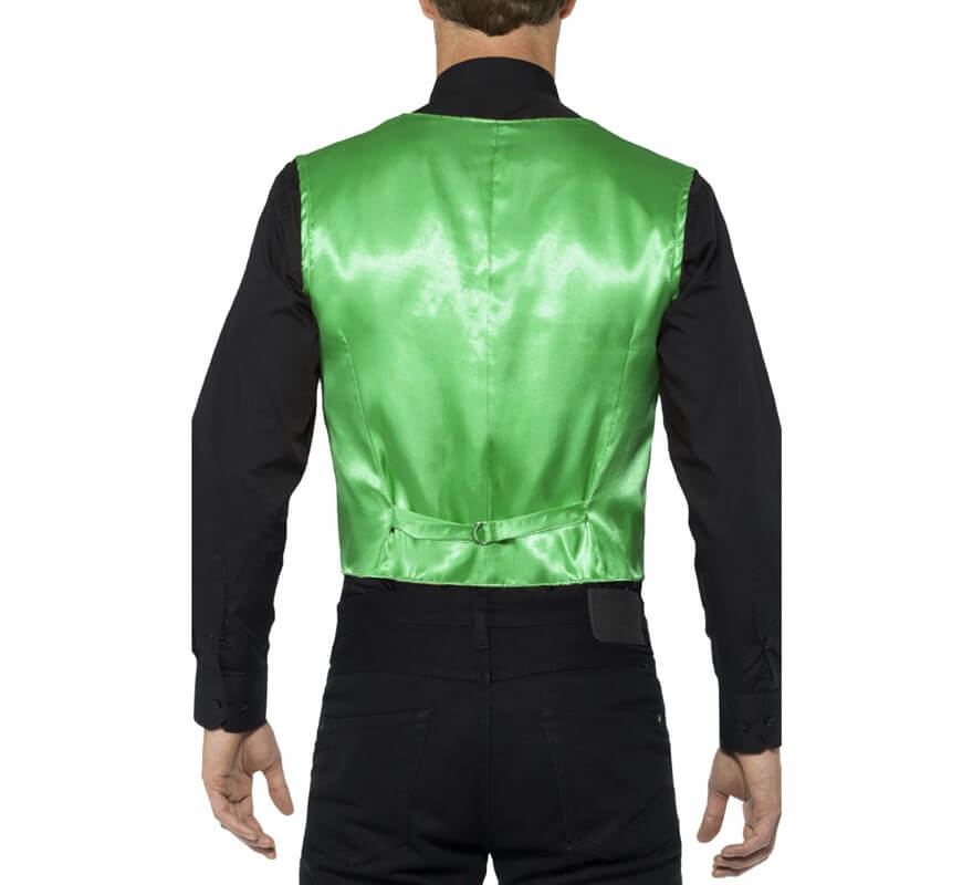 Chaleco Verde con Lentejuelas para hombre