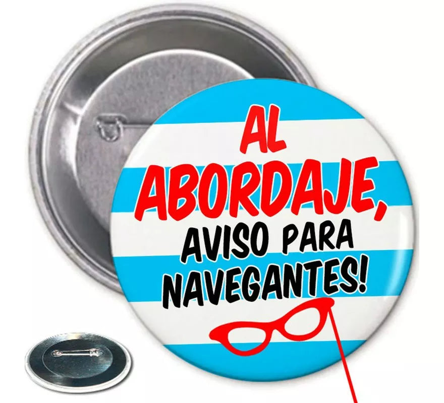 Translation missing: en.Chapa Al Abordaje, Aviso para Navegantes de 6 cm diámetro