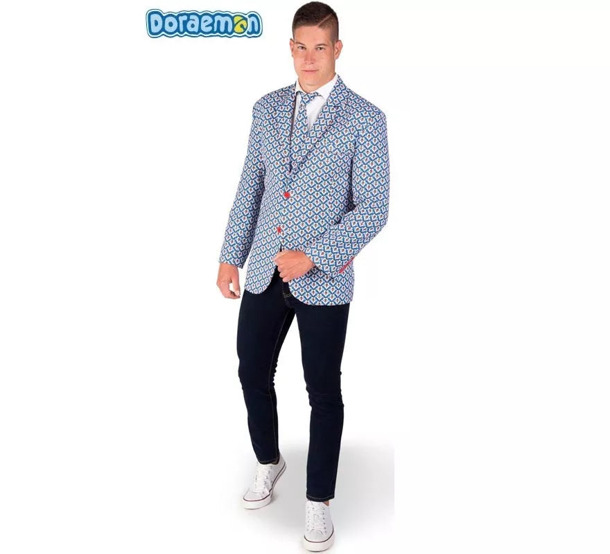 Chaqueta de Doraemon azul para hombre