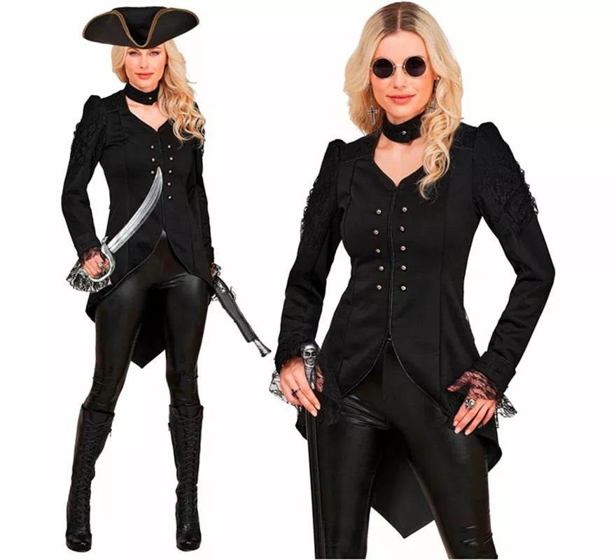 Translation missing: en.Chaqueta de Frac negra para mujer