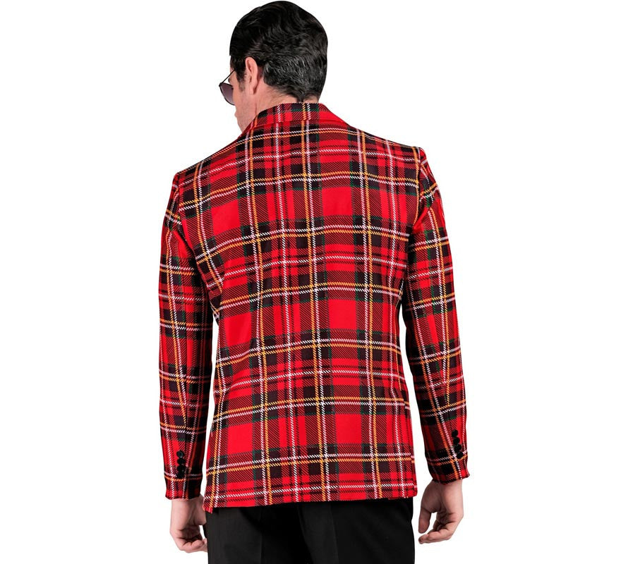Chaqueta de Moda Fiesta rojo para hombre