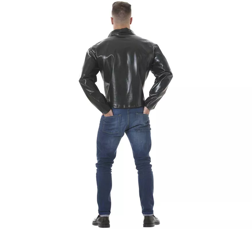 Chaqueta de Motorista o de Rockero negra para hombre
