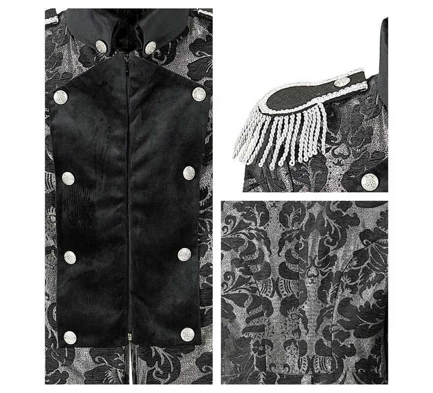 Translation missing: en.Chaqueta Jacquard época plateada para hombre