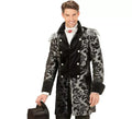 Chaqueta Jacquard época plateada para hombre