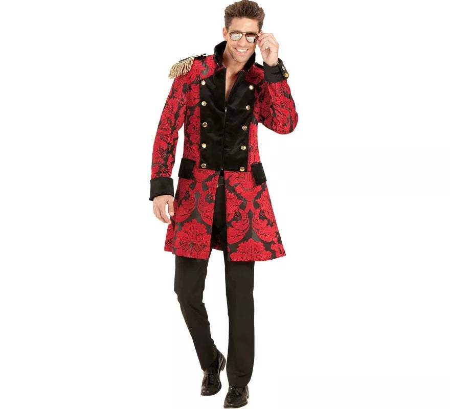 Translation missing: en.Chaqueta Jacquard época rojo para hombre