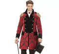 Chaqueta Jacquard época rojo para hombre