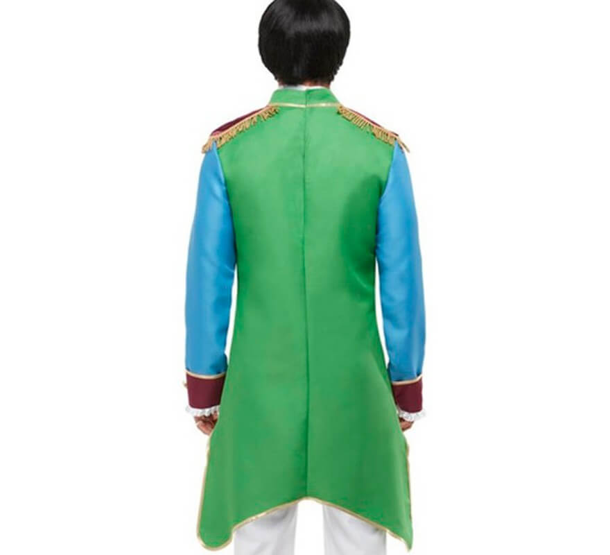 Chaqueta Larga Años 70 Verde y Morada para hombre