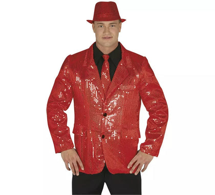Chaqueta Lentejuelas Roja