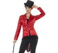 Chaqueta Roja con lentejuelas para mujer