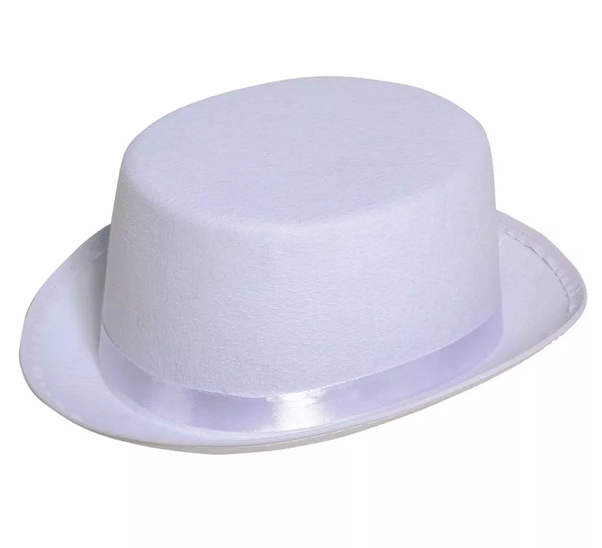 Chistera Blanca de Fieltro