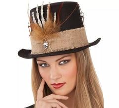 59 cm Skull Top Hat