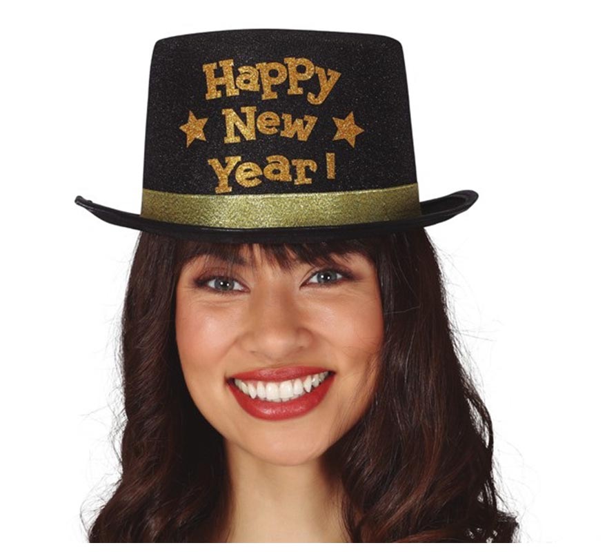 Translation missing: en.Chistera de Happy New Year Negro