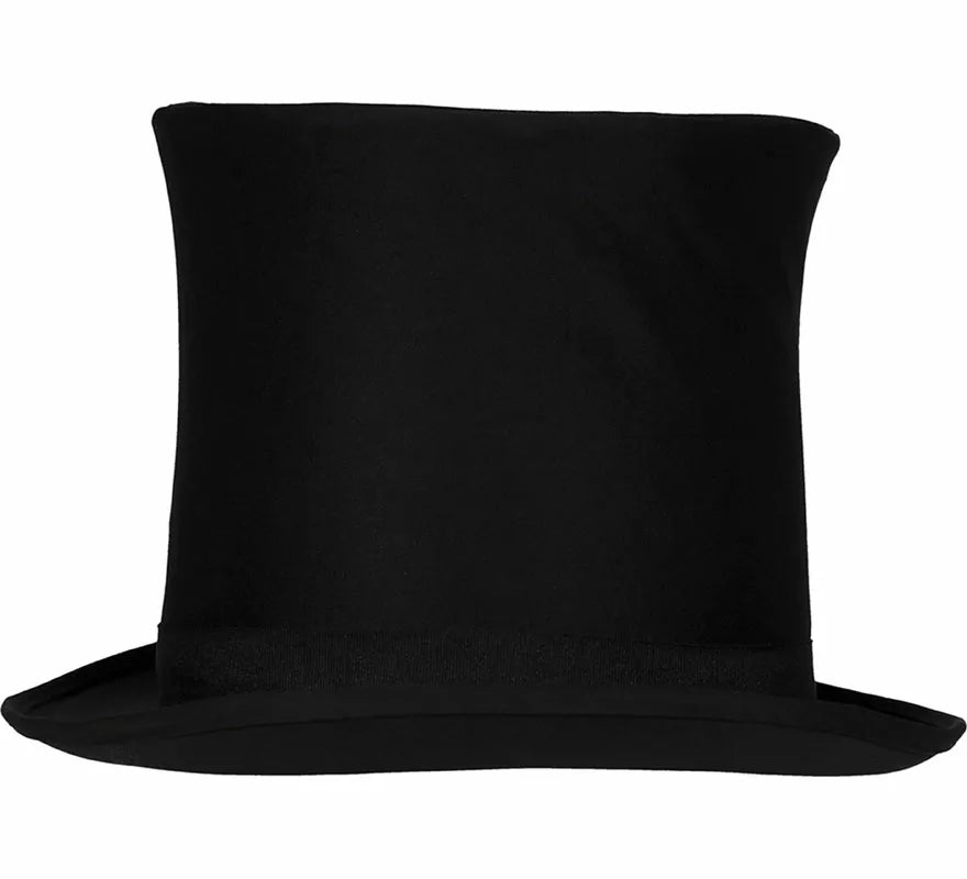 Chistera Inglesa negra de 21 cm adulto