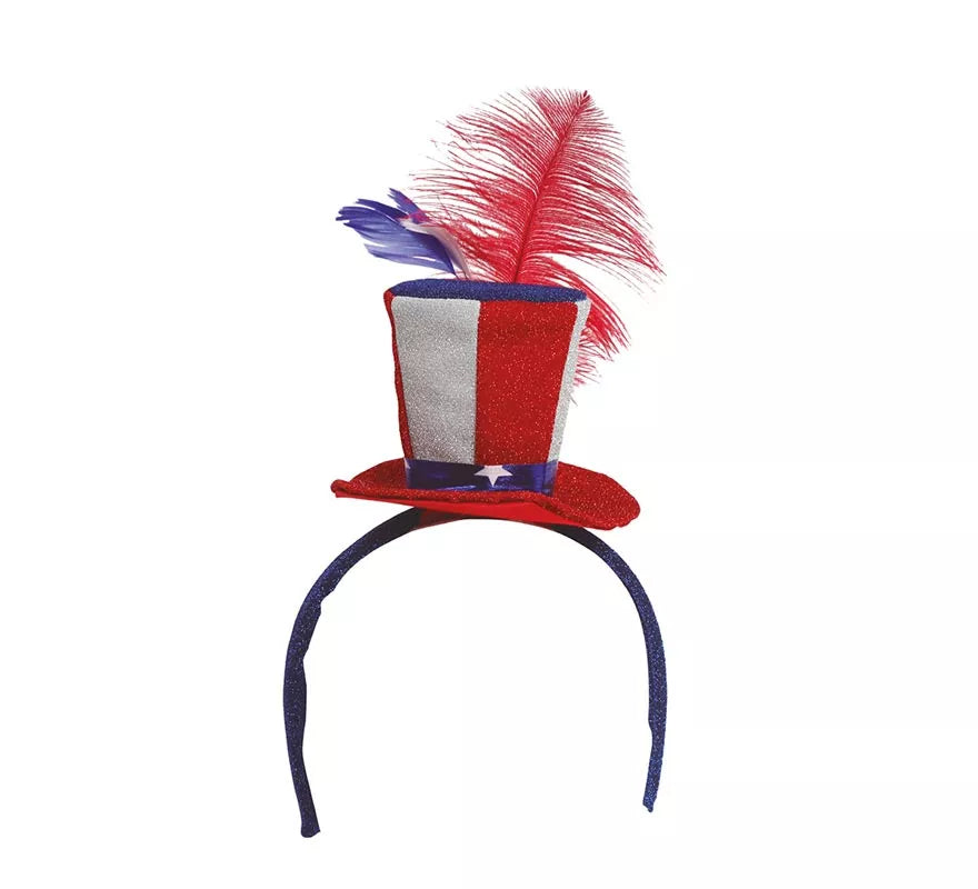 Chistera Mini de América con Pluma