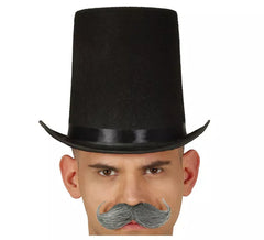 20 cm High Black Top Hat