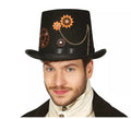 Chistera Steampunk Negra Elegante