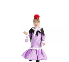 Lilac Chulapa costume for baby