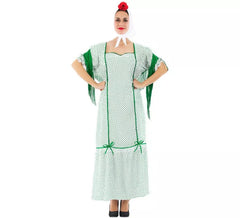 Green Madrileña Chulapa costume for women