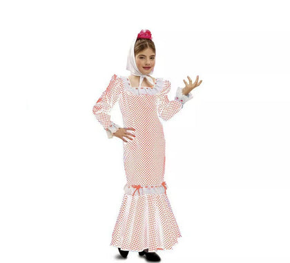 Chulapa o madrileña blanco para niña