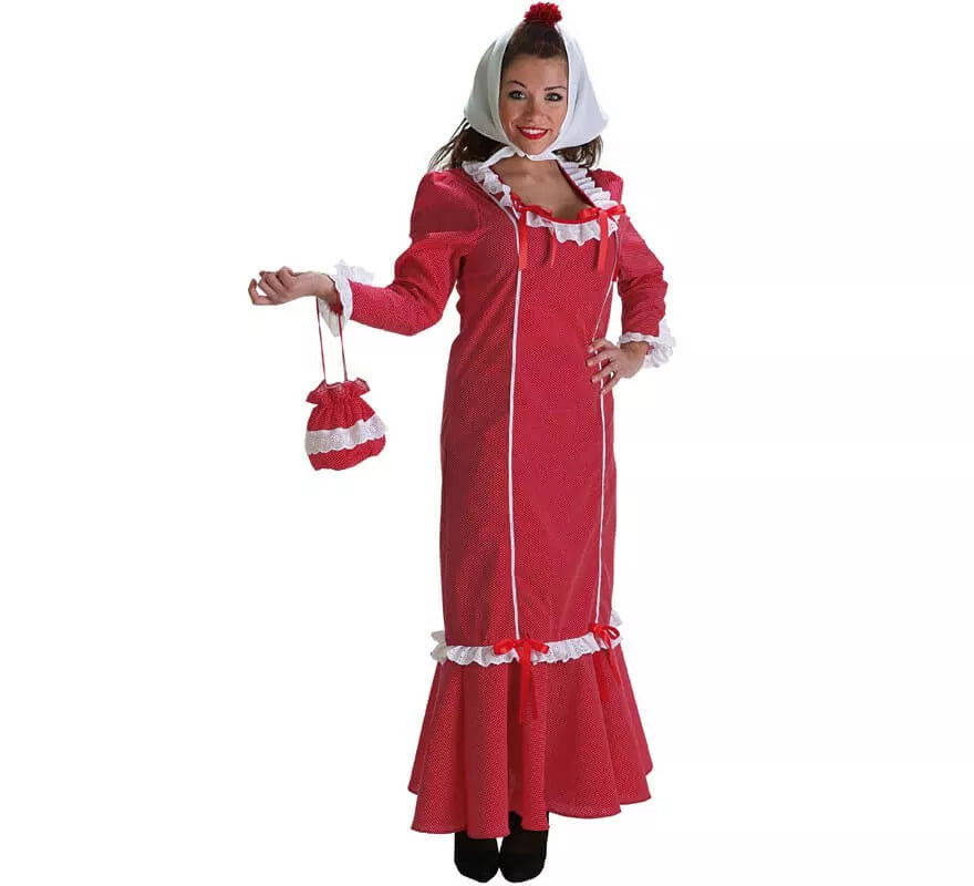 Chulapa Roja con bolso para mujer