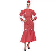 Red Chulapa costume for women
