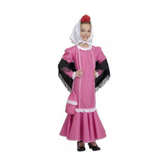 Pink Chulapa costume for girl and baby