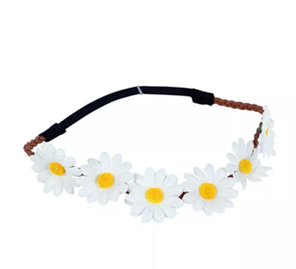 Cinta de Flores Blancas de 20 cm