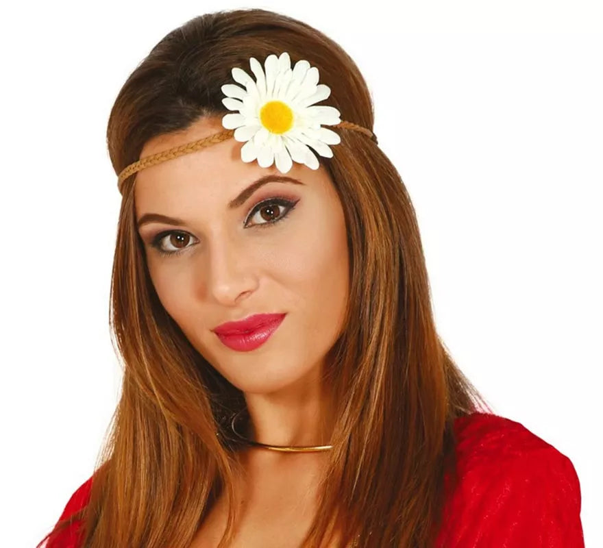 Cinta de Hippie con flor