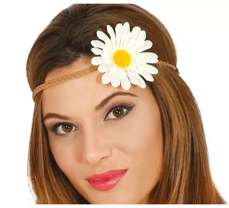 Cinta de Hippie con flor