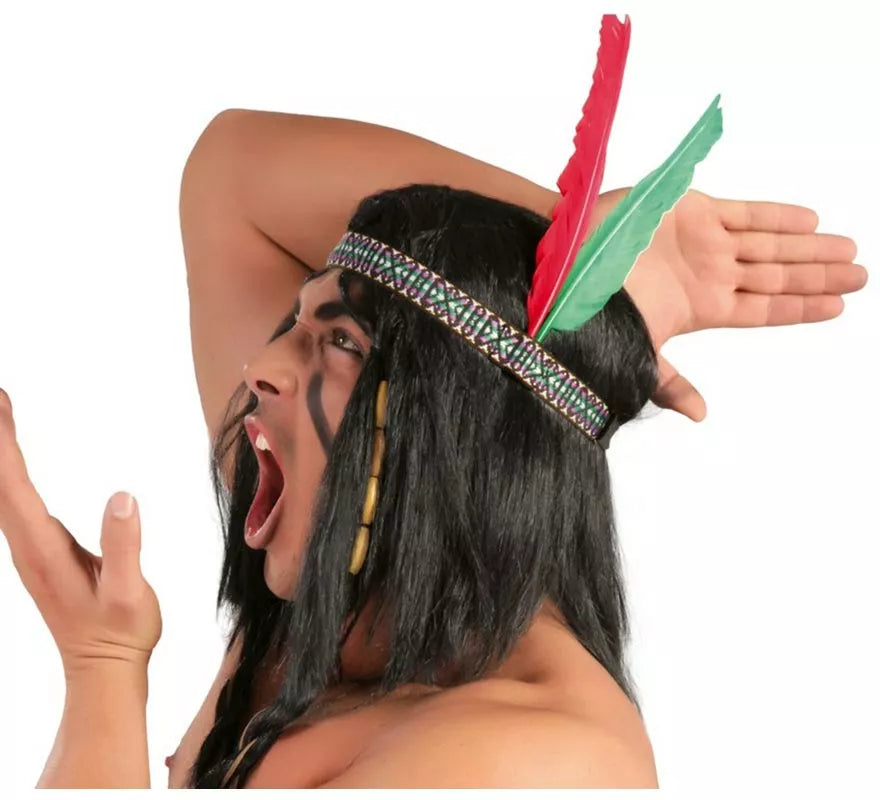 Translation missing: en.Cinta de Indio con plumas