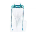 Cinta de Sirena azul para el cabello de 35 cm