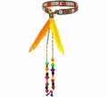 Cinta Hippie con Perlas y Plumas