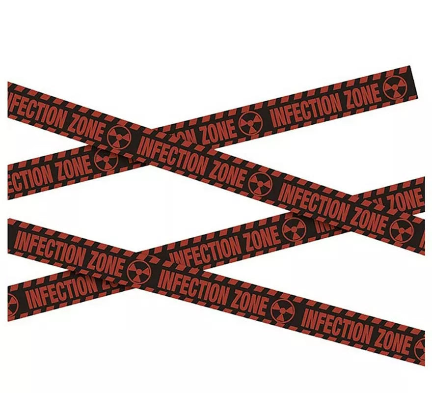 "Cinta ""Infection Zone"" de 6 mts"
