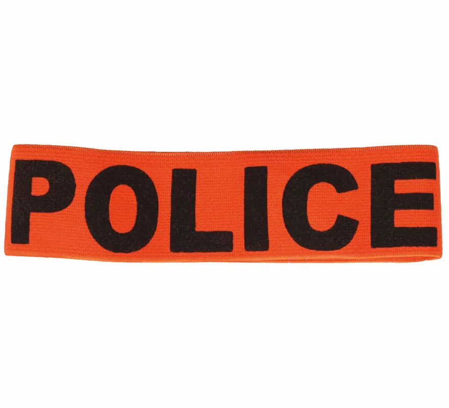 Translation missing: en.Cinta Naranja de Policía para el Brazo